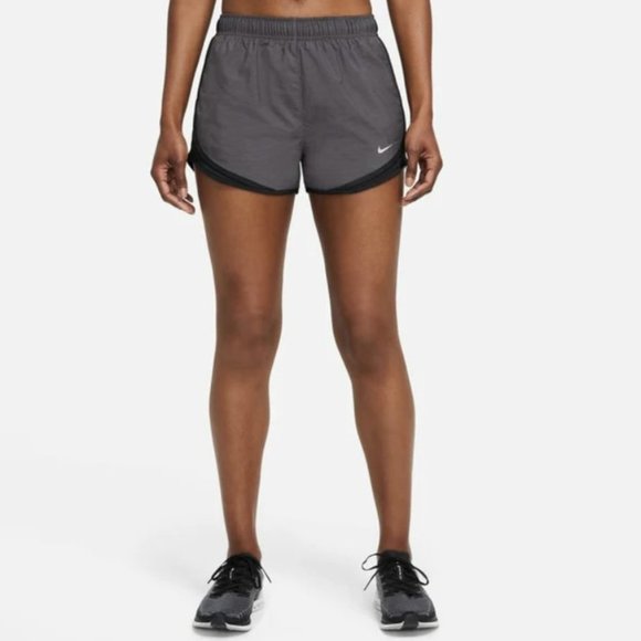 Nike CU8890 Tempo Running Shorts -  Black Heather/Wolf Grey - Picture 1 of 5